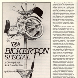 Bicycle Word - December 1976